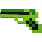 Оружие и инструменты Майнкрафт: Пистолет зеленый. Купить недорого